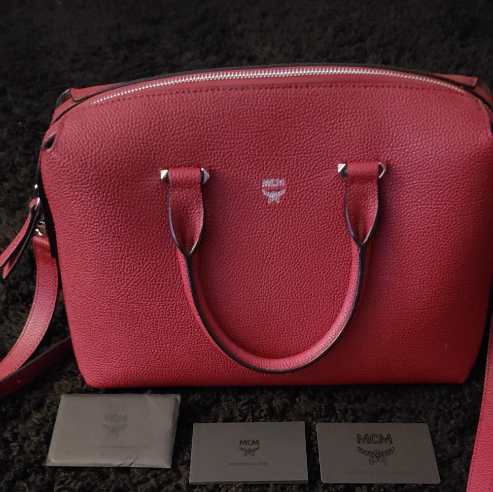 MCM Ella Boston satchel bag